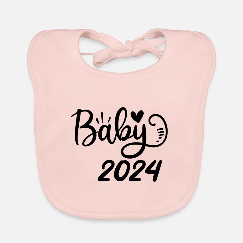 Bébé 2024 Grossesse annonce la naissance du bébé Bavoir bio Bébé