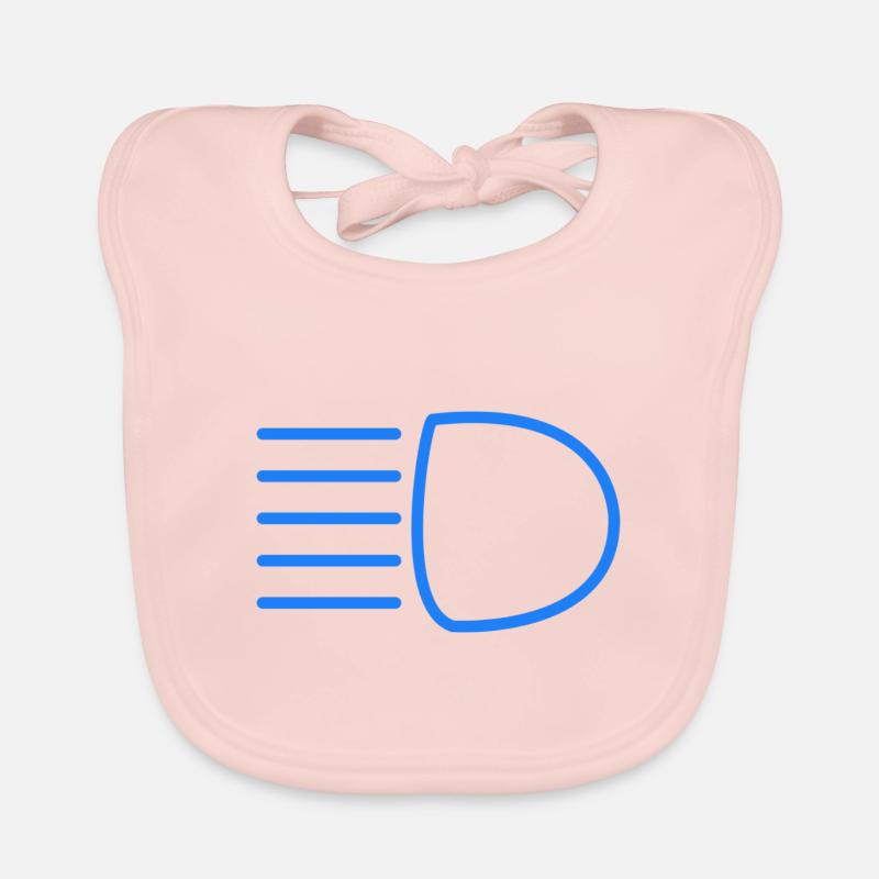 Auto high beam indicator light switched on Organic Baby Bibs