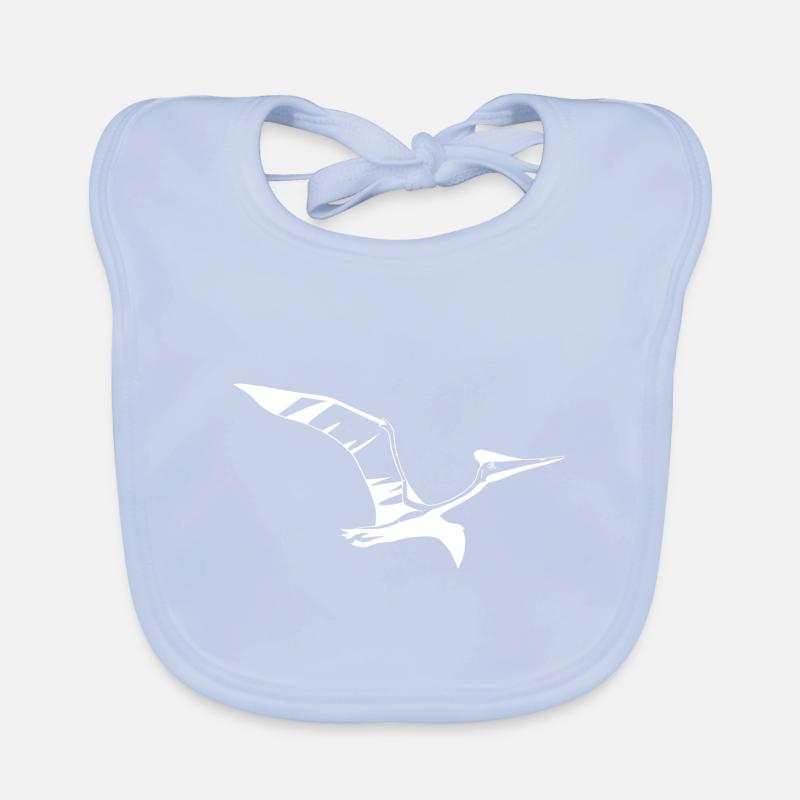 Pterosaurus pterodactyl dinosaur Cretaceous Organic Baby Bibs