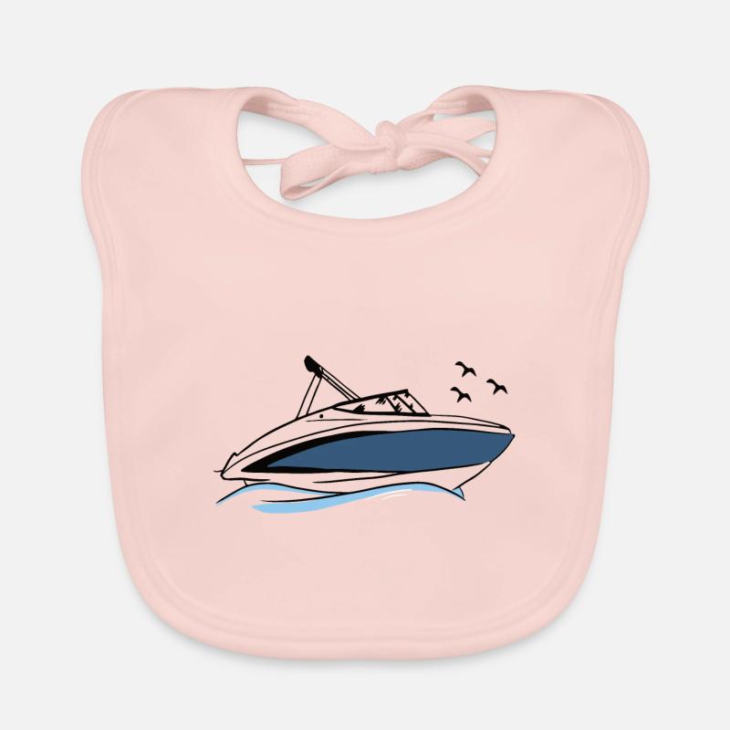 Motorboot Baby Bio-Lätzchen