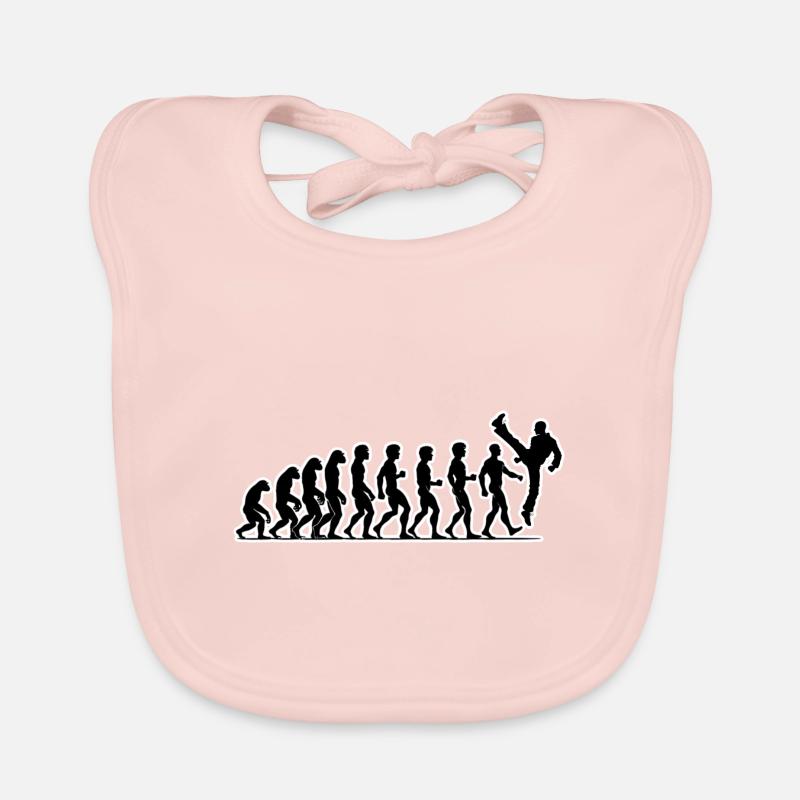 Kickboxen FIghter Kickboxer Baby Bio-Lätzchen