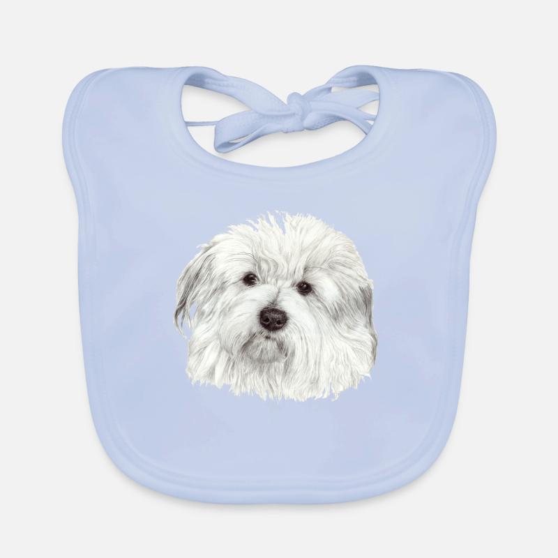 Coton-de-Tuléar Bavoir bio Bébé