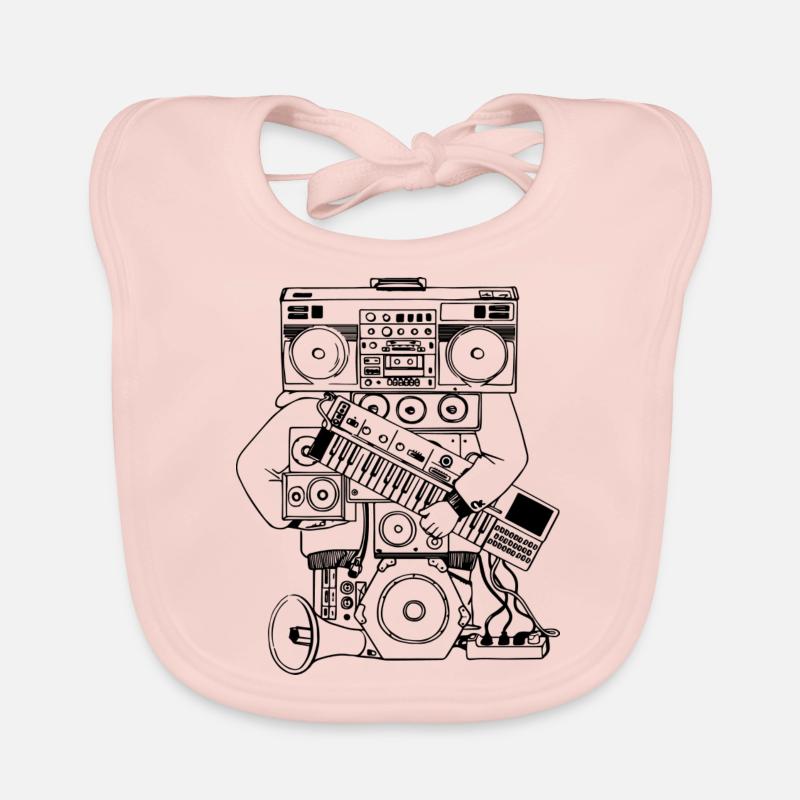 Electro un soundsystem Bavoir bio Bébé