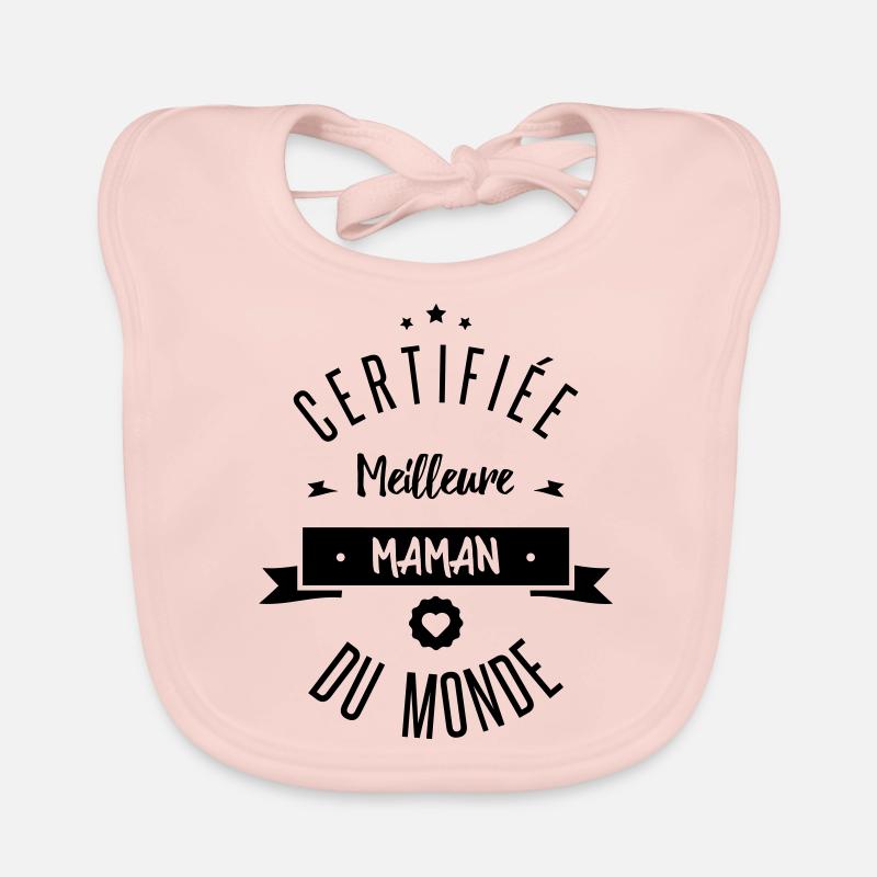 MEILLEURE MAMAN Bavoir bio Bébé