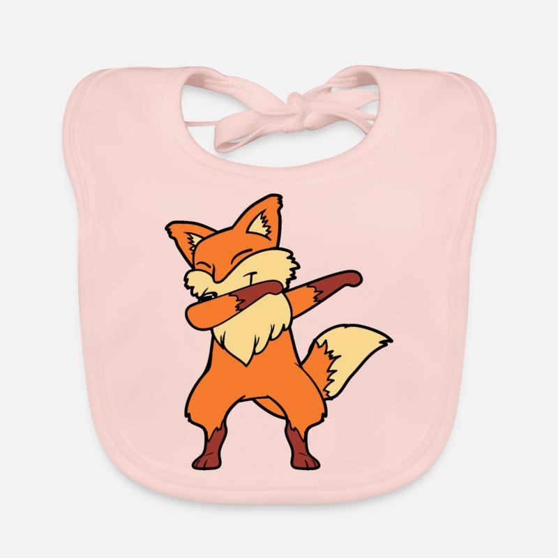 Dabbing Dab Dancing Fox Organic Baby Bibs