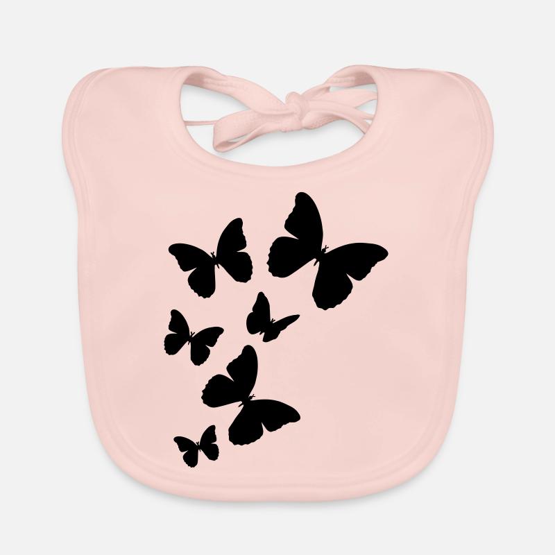 Papillons Bavoir bio Bébé