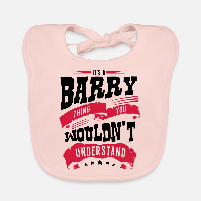 barry name thing you wouldnt understand Organic Baby Bibs
