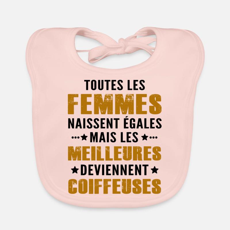 humour coiffeuse / coiffeuse parfaite Bavoir bio Bébé