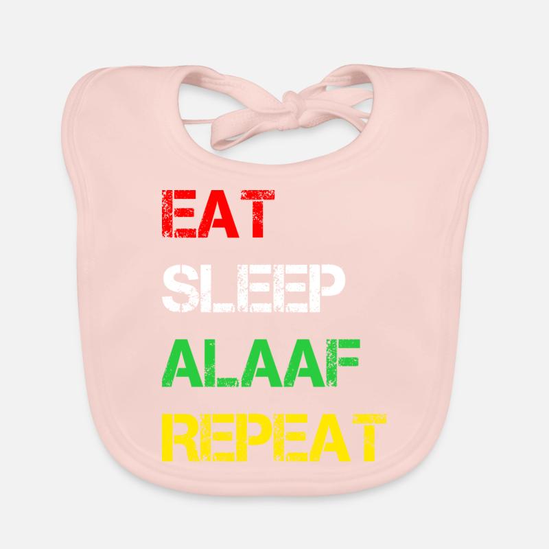 Eat Sleep Alaaf Repeat | Karneval Köln Feiern Baby Bio-Lätzchen