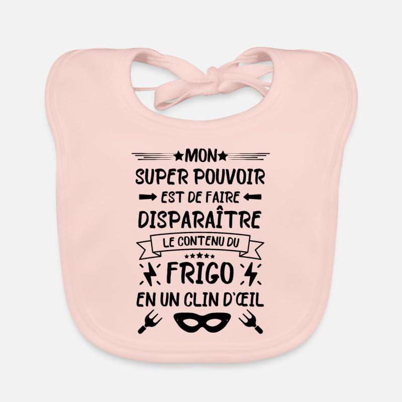 Frigo gourmand bouffe Bavoir bio Bébé