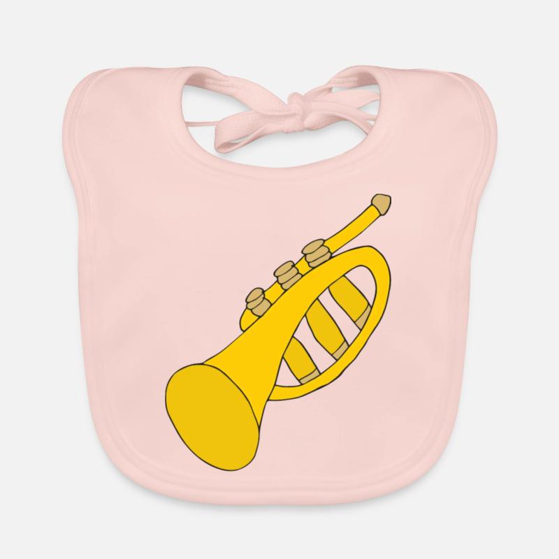 trompette Bavoir bio Bébé