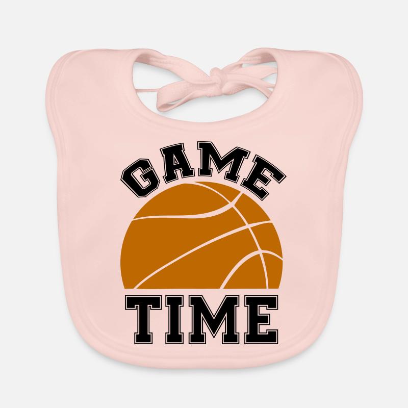 Basketball Game Time Baby Bio-Lätzchen