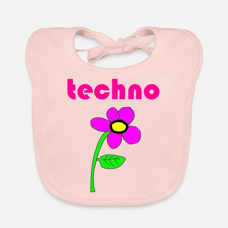 techno blume Baby Bio-Lätzchen
