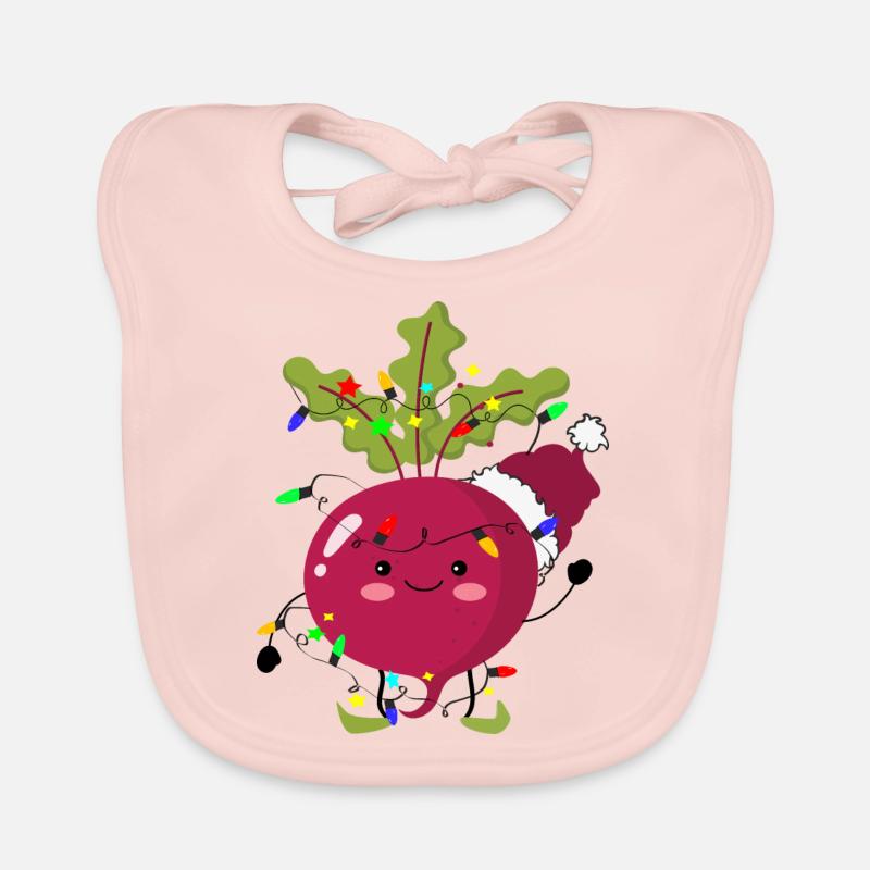 Beetroot in celebration! Organic Baby Bibs