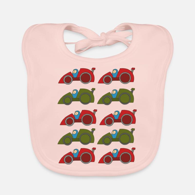 Course automobile 3 Bavoir bio Bébé