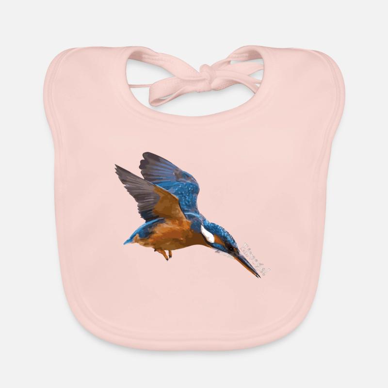Der Eisvogel! Baby Bio-Lätzchen