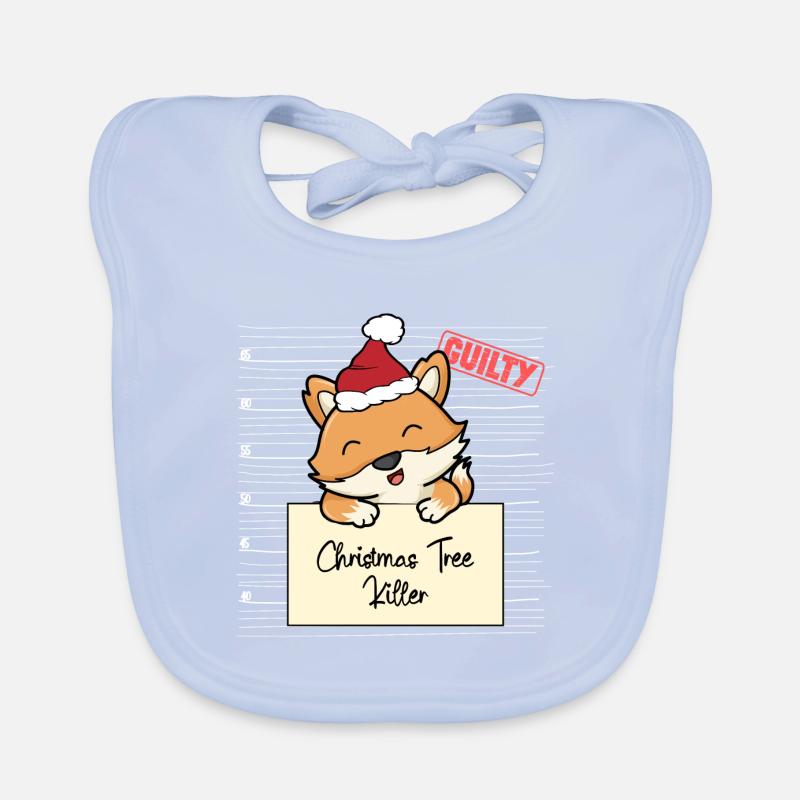 Weihnachtsbaum Umschubser Fuchs Baby Bio-Lätzchen
