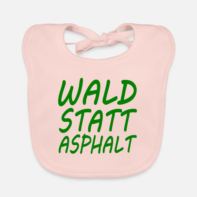 wald statt asphalt Baby Bio-Lätzchen