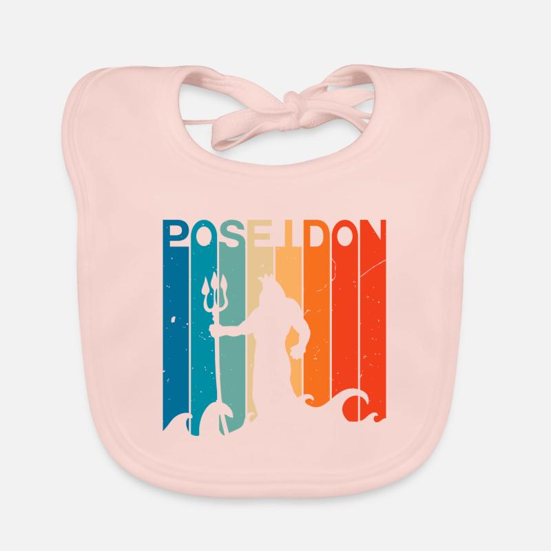 Graphique Poséidon Bavoir bio Bébé