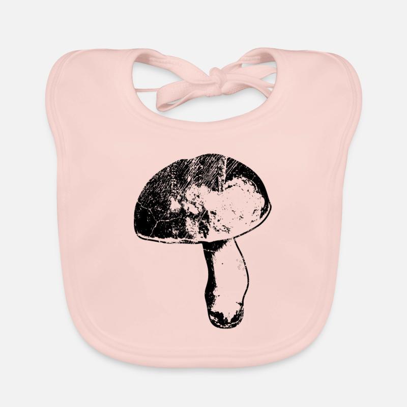 Petit cueilleur de champignons Bavoir bio Bébé