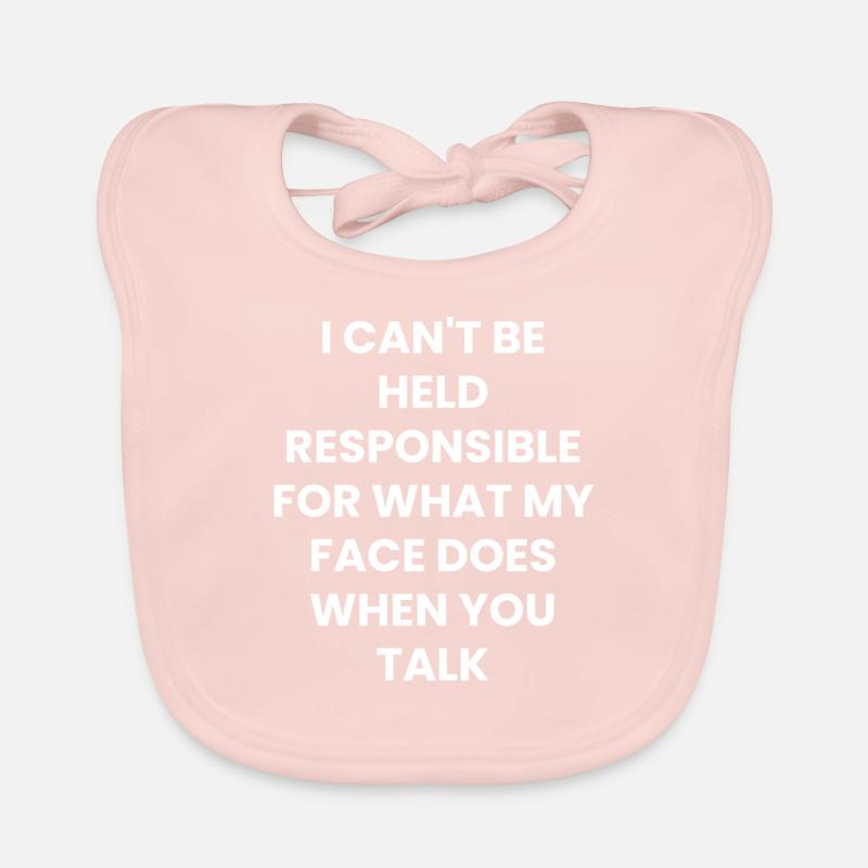 Lustiger Sarkastisches Witziges Spruch Geschenk Baby Bio-Lätzchen
