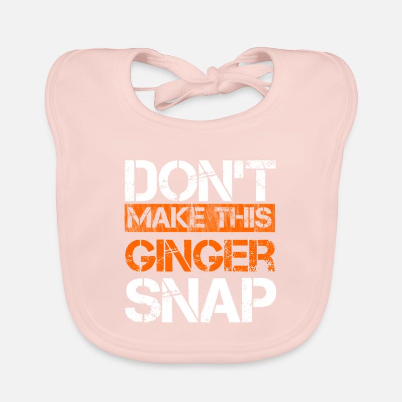Redhead Ginger Ginger Redhead Gift Organic Baby Bibs