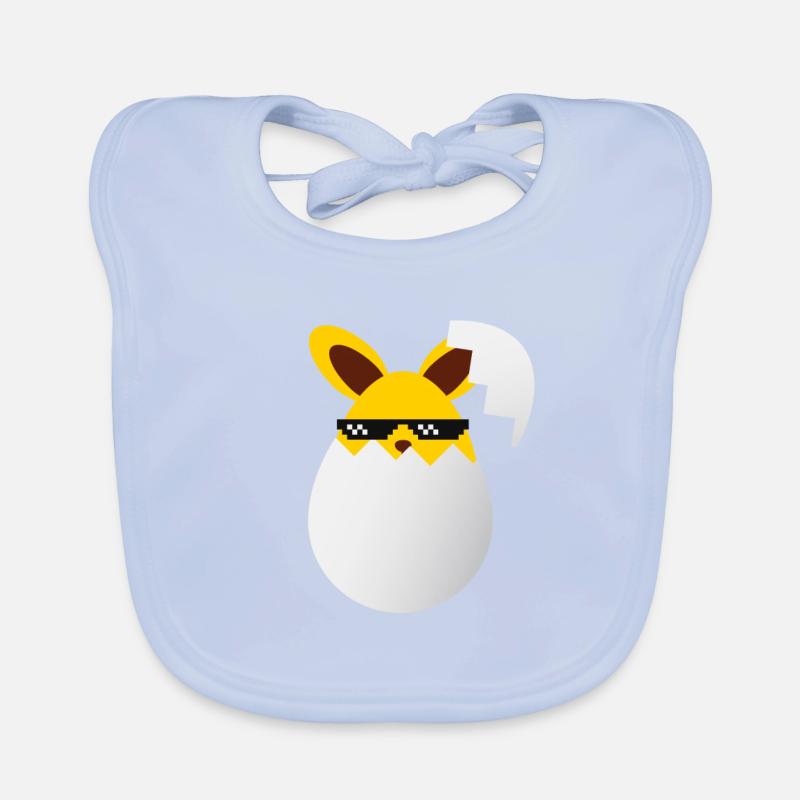 Easter Egg Easter Egg Easter Egg Baby Bio-Lätzchen