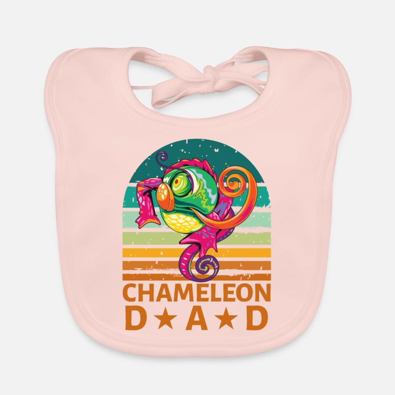Chameleon Dad Baby Bio-Lätzchen