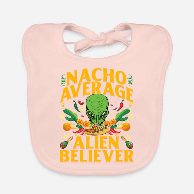 Nacho Average Alien Believer Baby Bio-Lätzchen