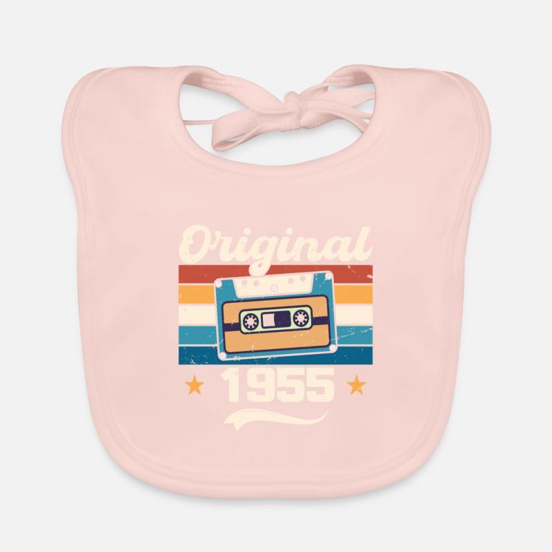 Born Gift Original 1955 Gift Idea 1955 Bavoir bio Bébé