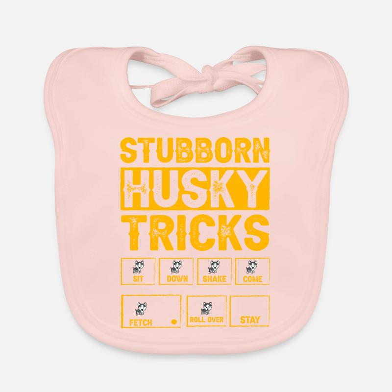 Stubborn Husky Tricks Baby Bio-Lätzchen