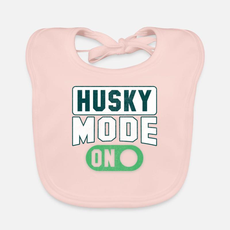 Mode Husky activé Bavoir bio Bébé