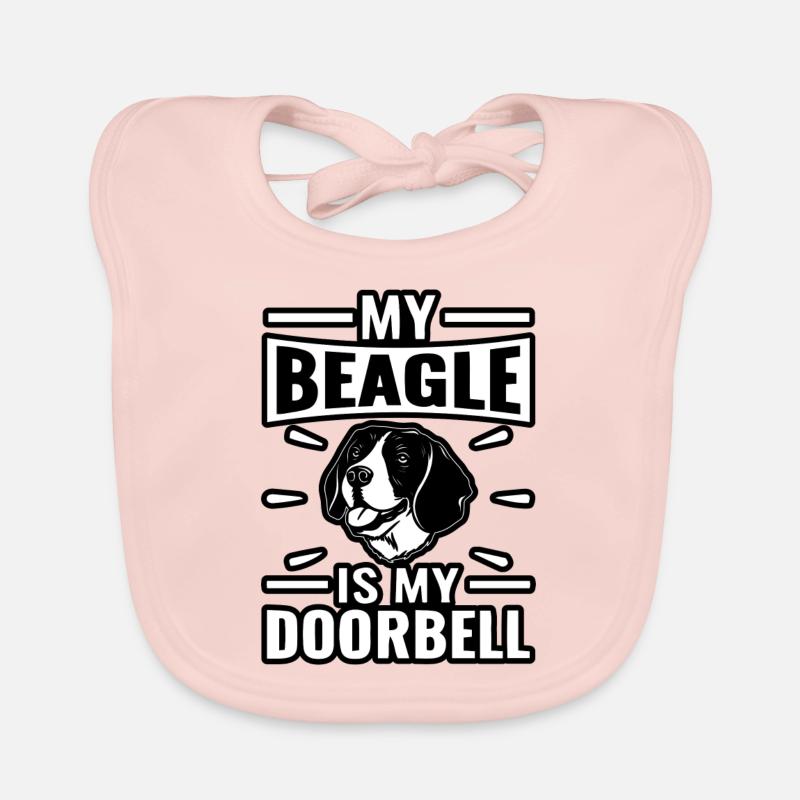 Mon Beagle est ma sonnette Bavoir bio Bébé