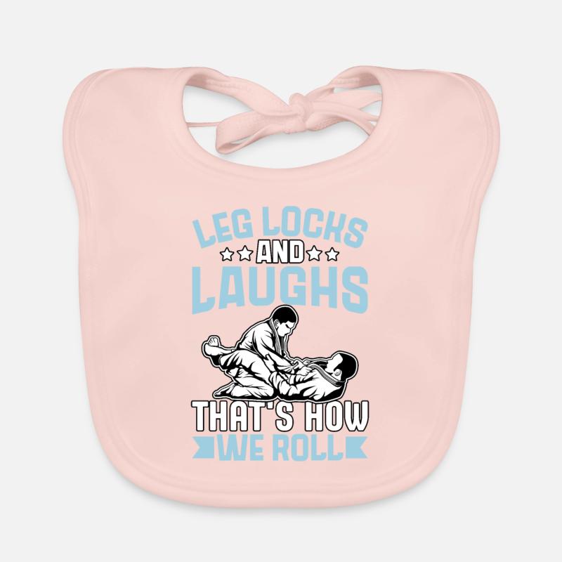 Leg Locks and Laughs, c’est comme ça qu’on roule Bavoir bio Bébé