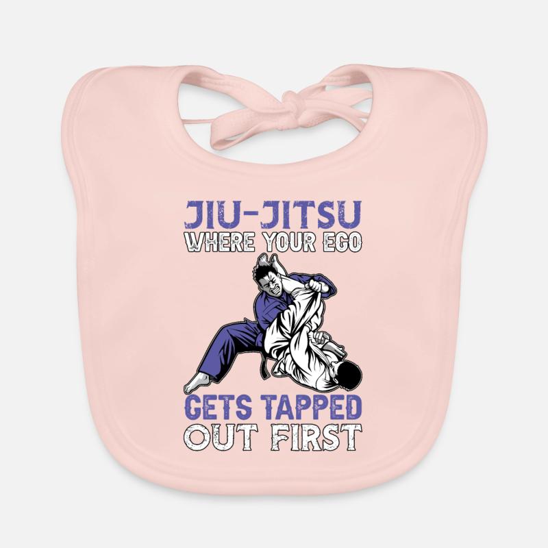Jiu-Jitsu où votre ego est exploité en premier Bavoir bio Bébé