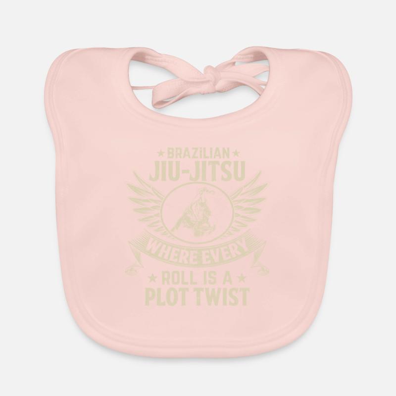 Brazilian Jiu-Jitsu where every roll is a plot Organic Baby Bibs