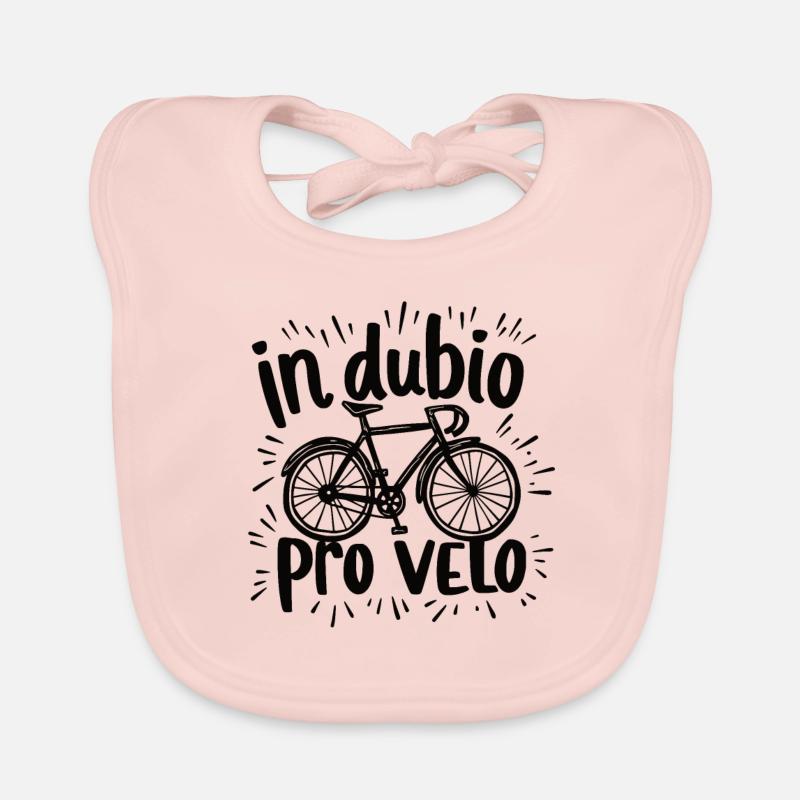 Dicton du vélo In dubio pro velo Bavoir bio Bébé