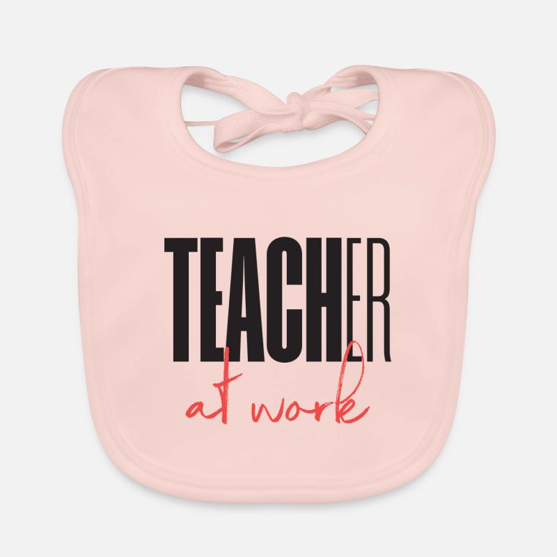 Enseignant au travail Bavoir bio Bébé