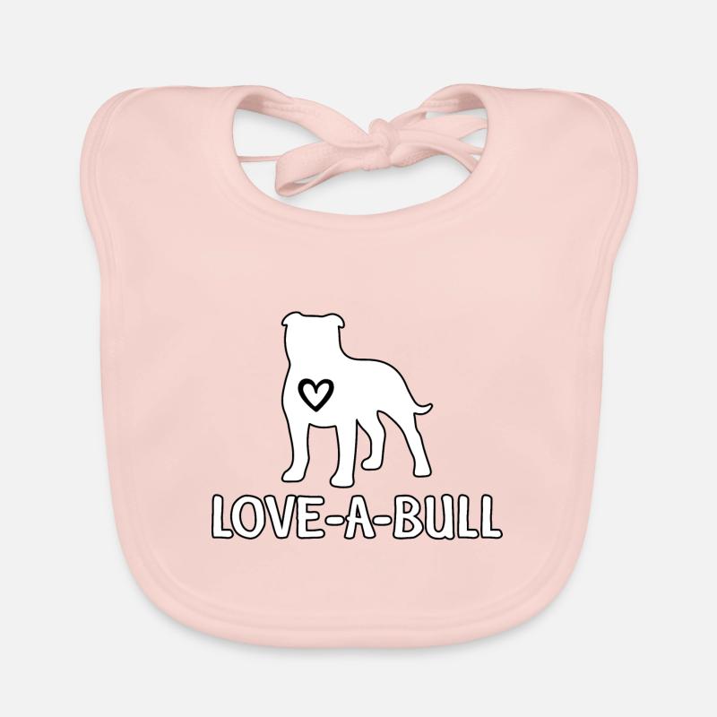 Love a bull Organic Baby Bibs