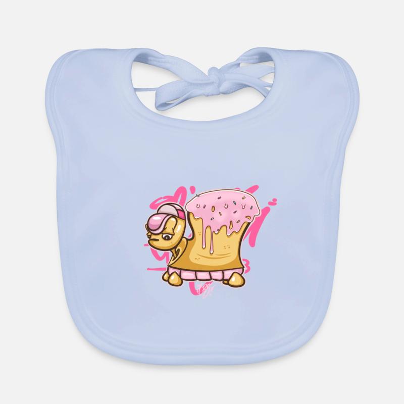 Beignet tortue beignet Bavoir bio Bébé