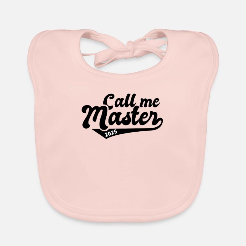 Master 2025 Master's Degree Graduation Graduation Organic Baby Bibs