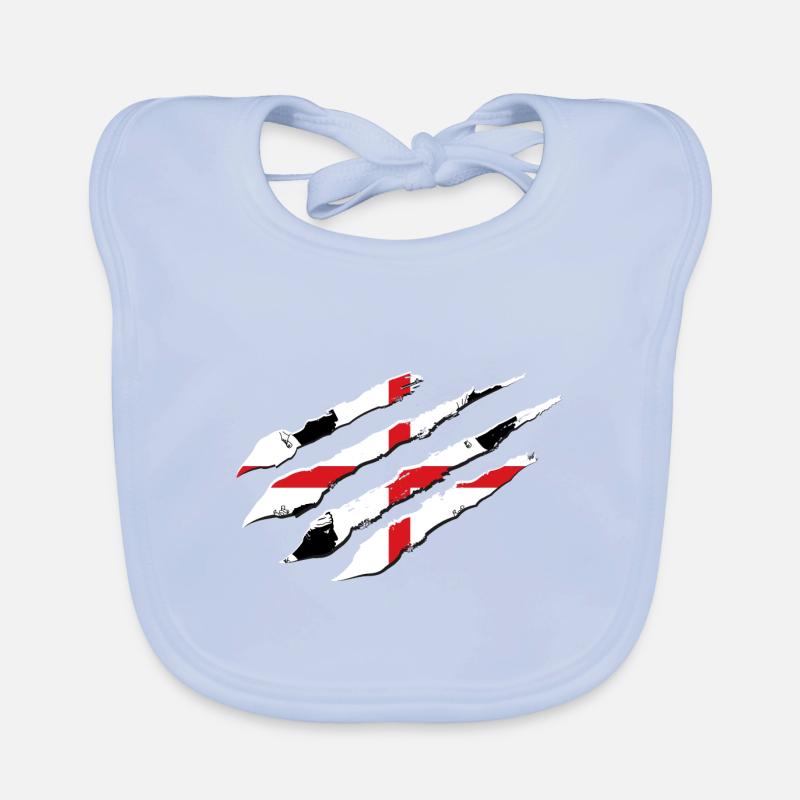Drapeau de la Sardaigne Drapeau sarde Drapeau de la Sardaigne Bavoir bio Bébé