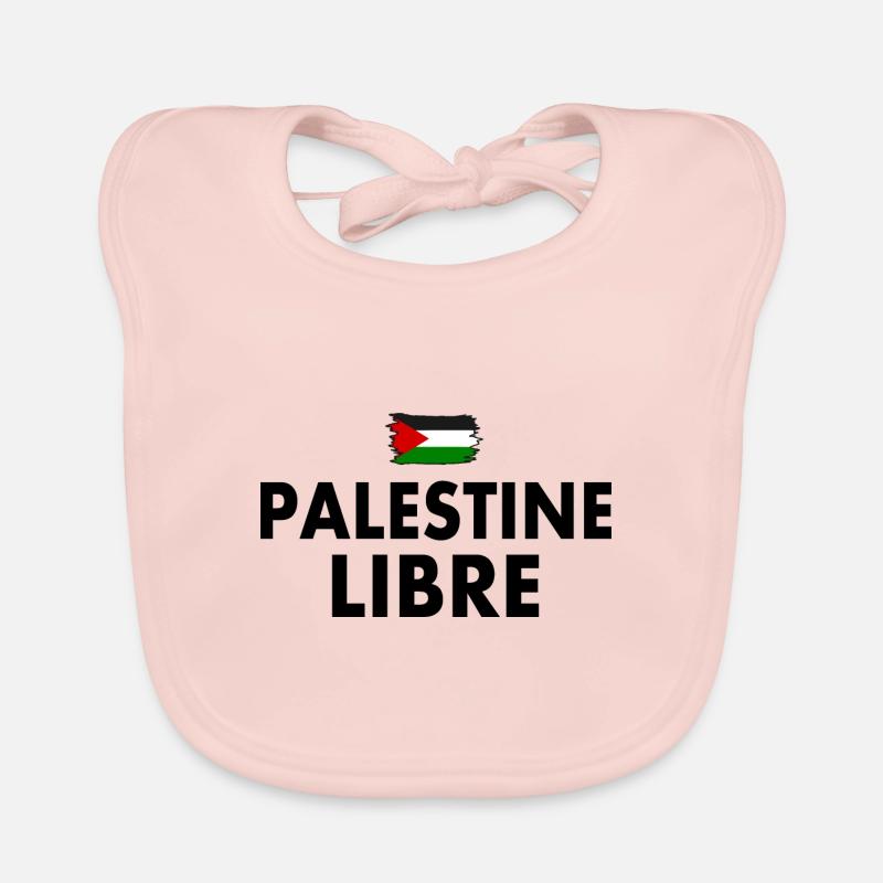 palestine libre Bavoir bio Bébé