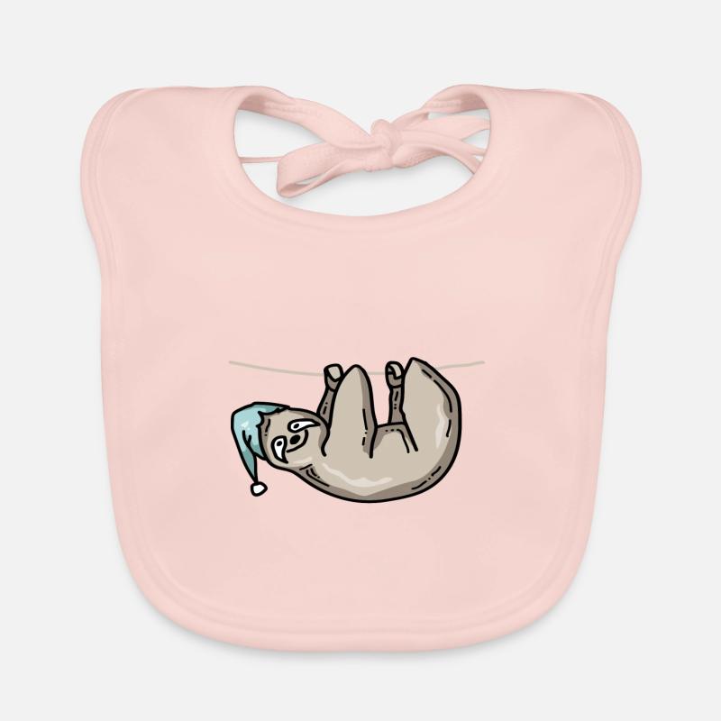 Faultier Baby Bio-Lätzchen