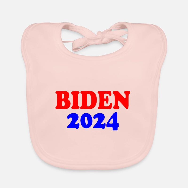 Biden 2024 - Baby Bio-Lätzchen - Rose