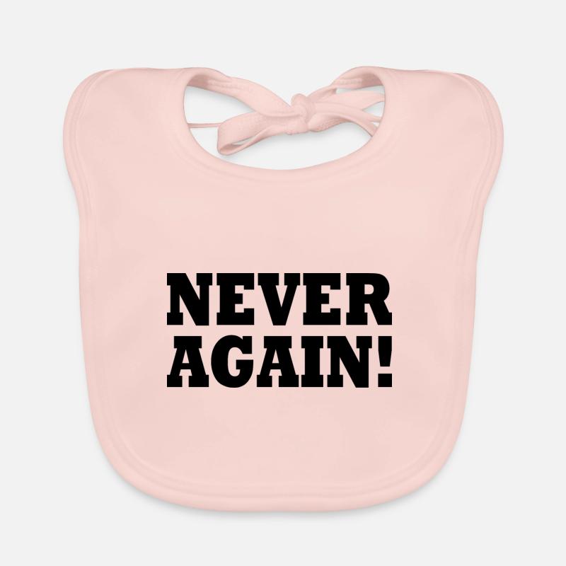 Never again Baby Bio-Lätzchen