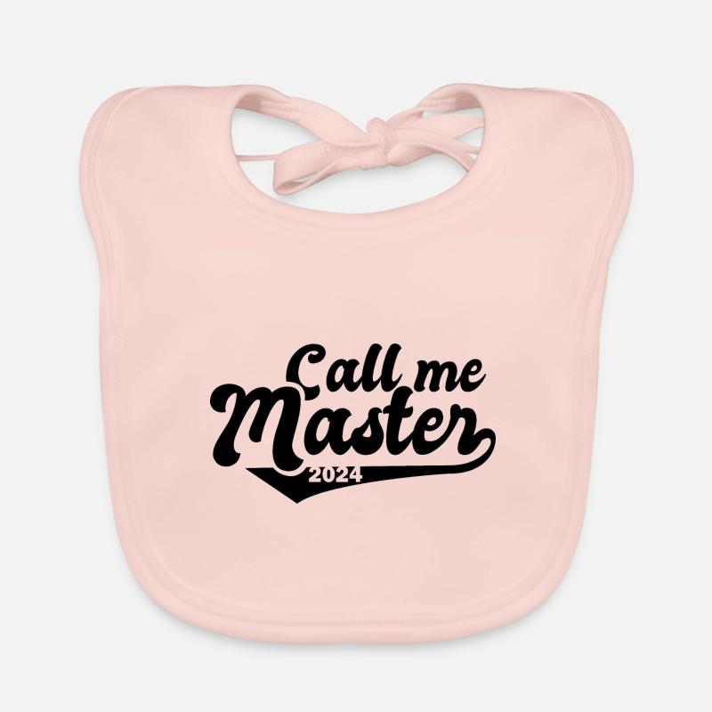 Master 2024 Master's Degree Graduation Graduate Organic Baby Bibs