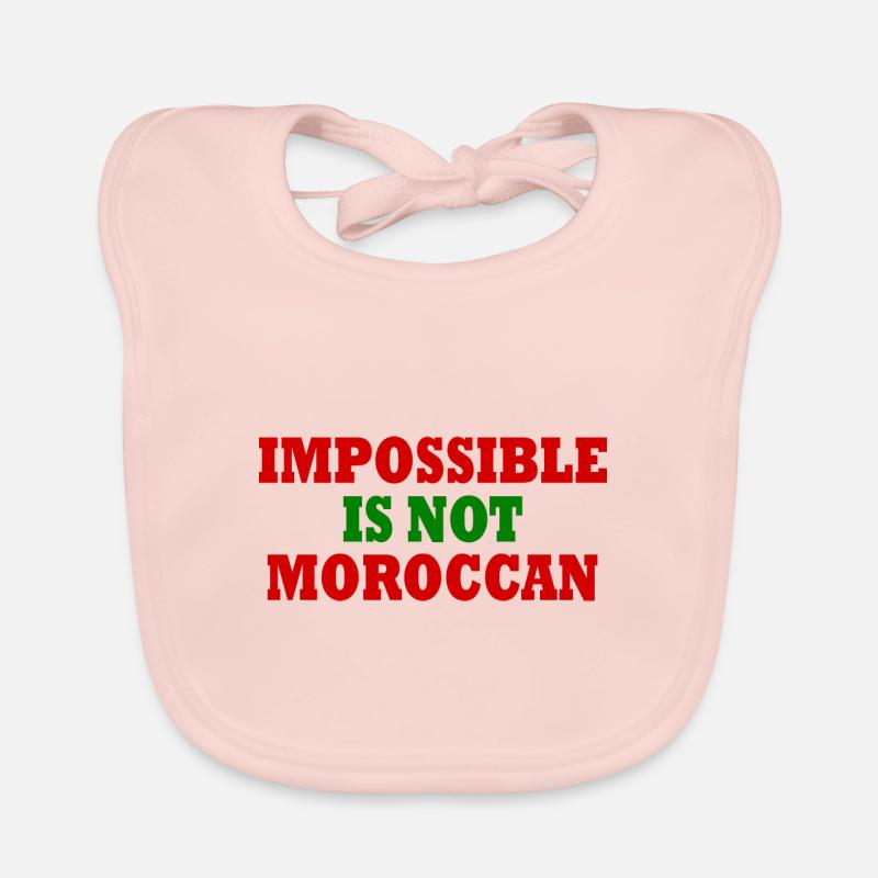 impossible is not moroccan - maroc Bavoir bio Bébé
