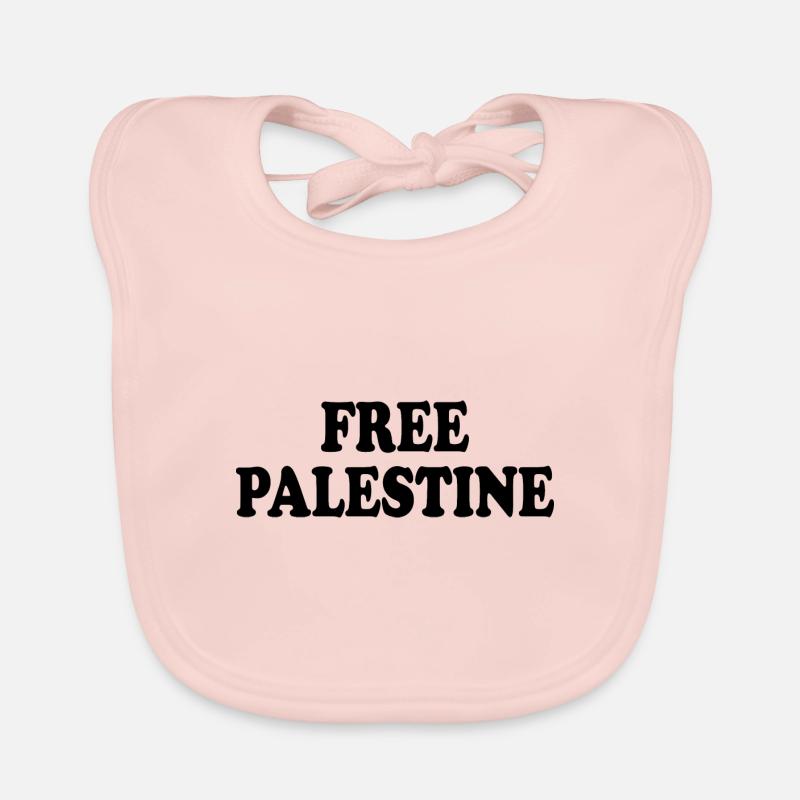 Free palestine Baby Bio-Lätzchen