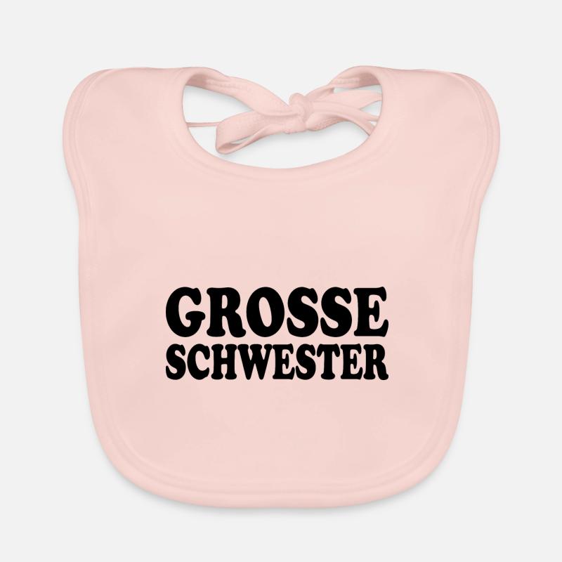 Grosse schwester Baby Bio-Lätzchen